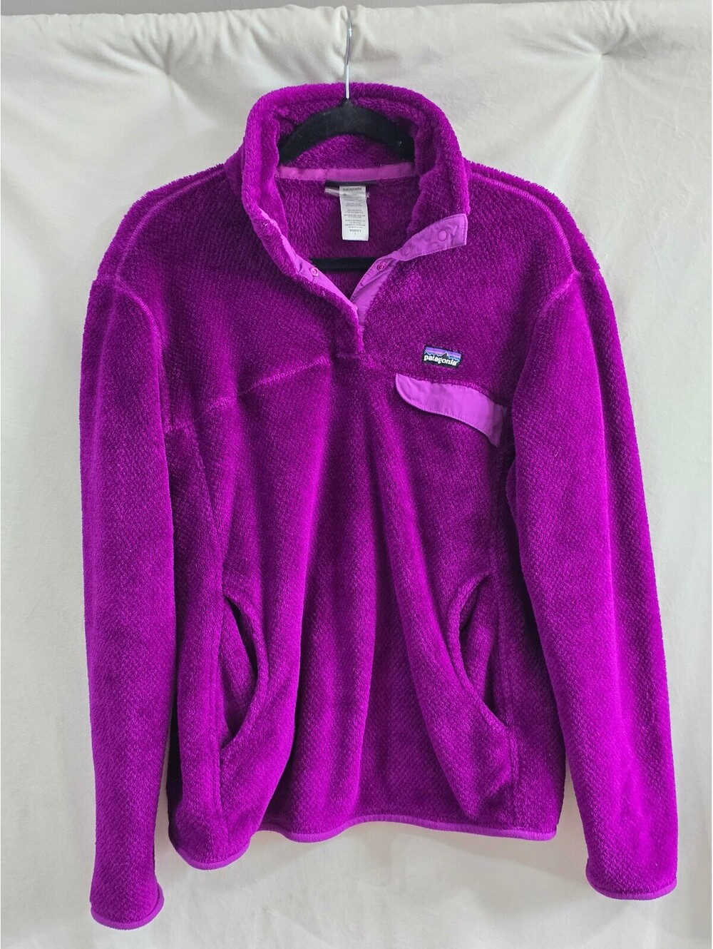 Patagonia Women's Large Vibrant Purple Fleece Pullover Jacket